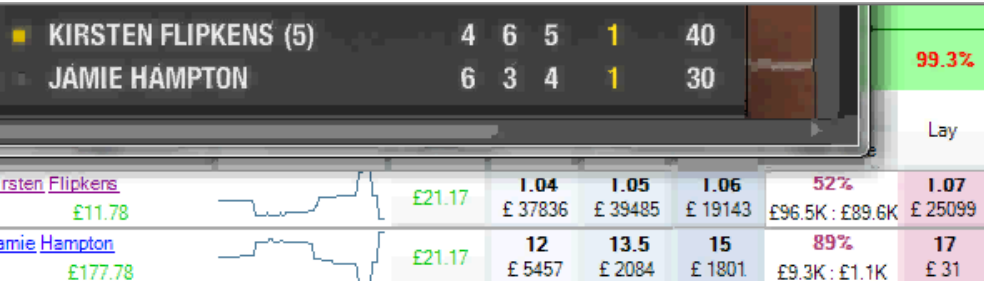 Флипкенс против Хэмптон (Flipkens vs Hampton)